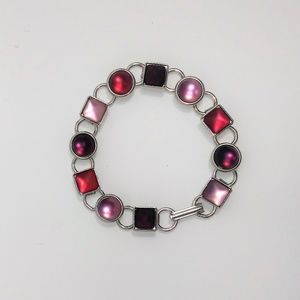 Beautiful Frosted Art Glass Bracelet